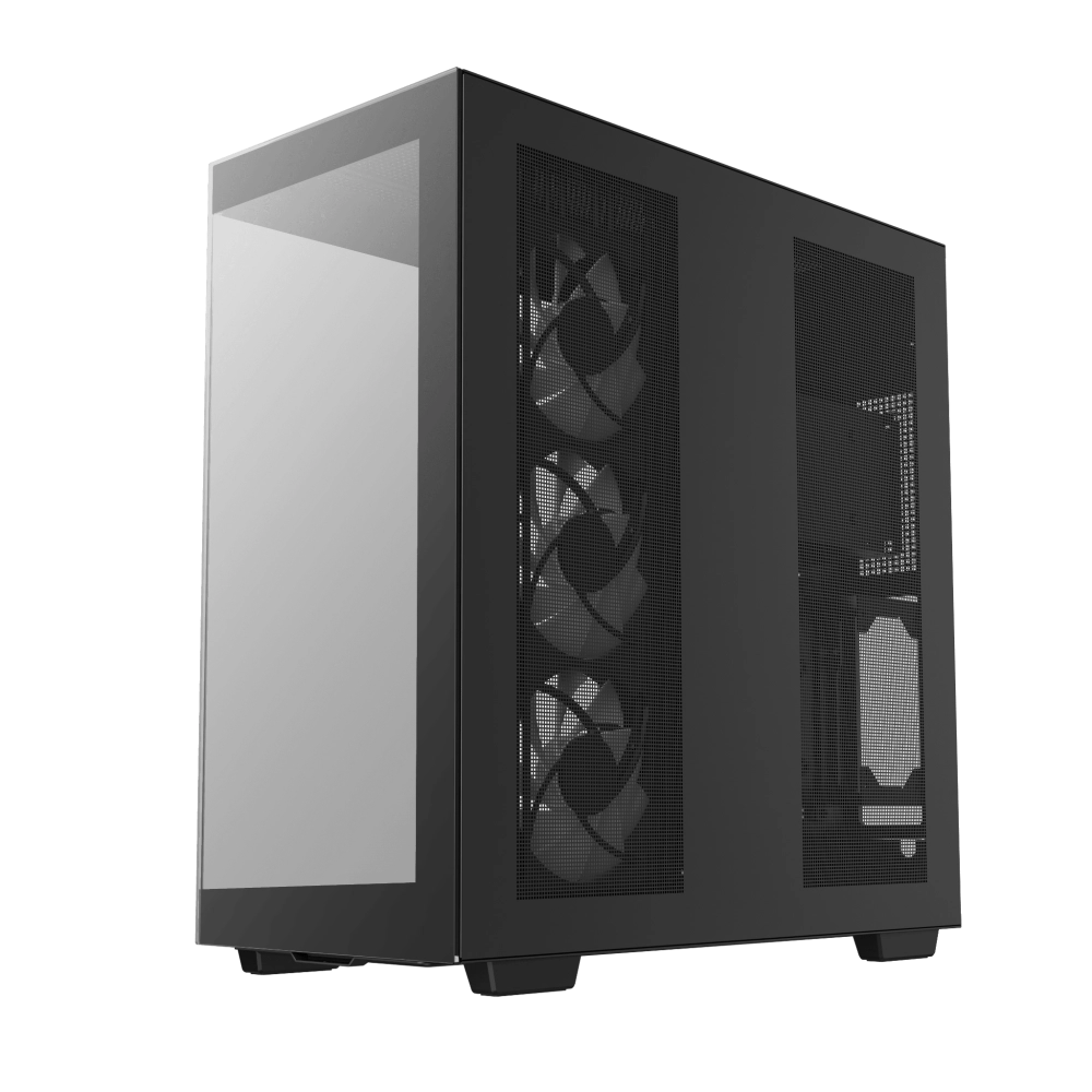 Thùng máy Case Deepcool CH780 - Đen | E-ATX, sẵn 3 fan ARGB 140